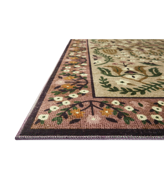 Alfombra Canopy 03 Aubergine Rifle Paper Co x Loloi (77X229)