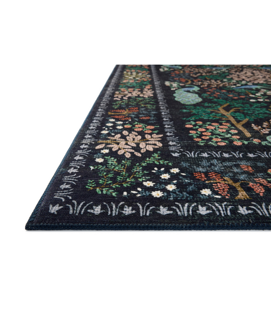 Alfombra Canopy 05 Charcoal Rifle Paper Co x Loloi (77X229)
