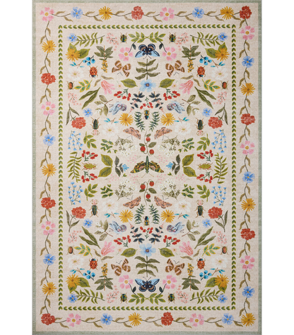 Alfombra Canopy 04 Cream Rifle Paper Co x Loloi (229X290)