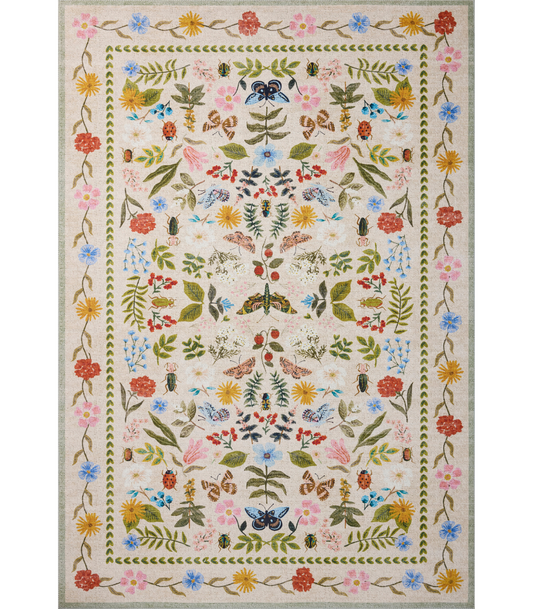 Alfombra Canopy 04 Cream Rifle Paper Co x Loloi (262X354)