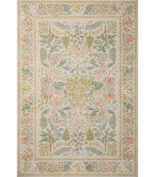 Alfombra Canopy 05 Cream Rifle Paper Co x Loloi (182X274)