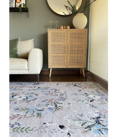 Alfombra Palais 03 Stone Grey | Rifle Paper Co x Loloi