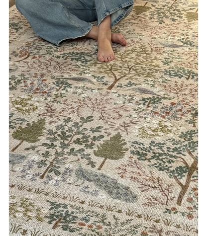 Alfombra Canopy 05 Cream | Rifle Paper Co x Loloi