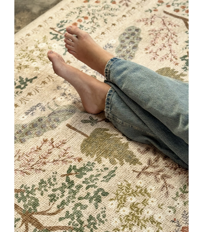 Alfombra Canopy 05 Cream | Rifle Paper Co x Loloi