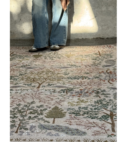 Alfombra Canopy 05 Cream | Rifle Paper Co x Loloi