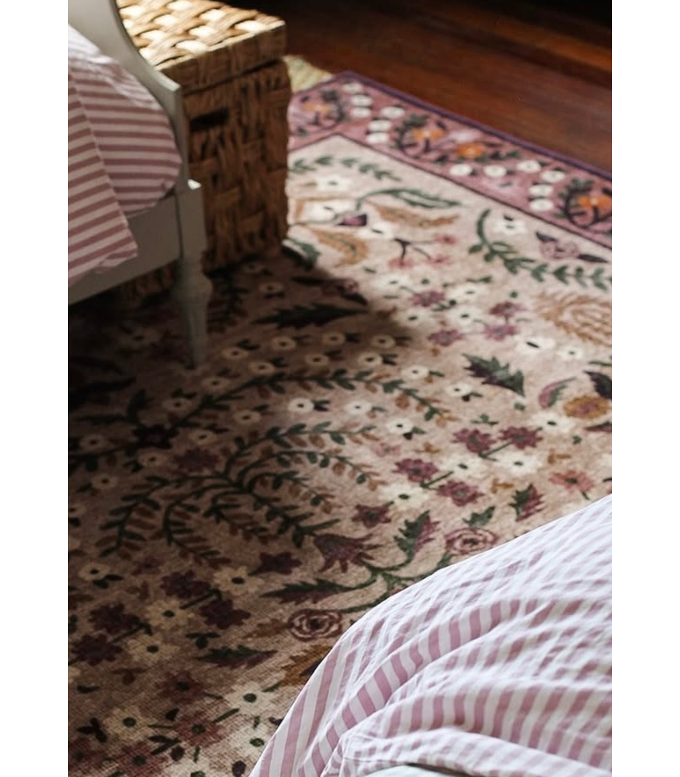 Alfombra Canopy 03 Aubergine | Rifle Paper Co x Loloi