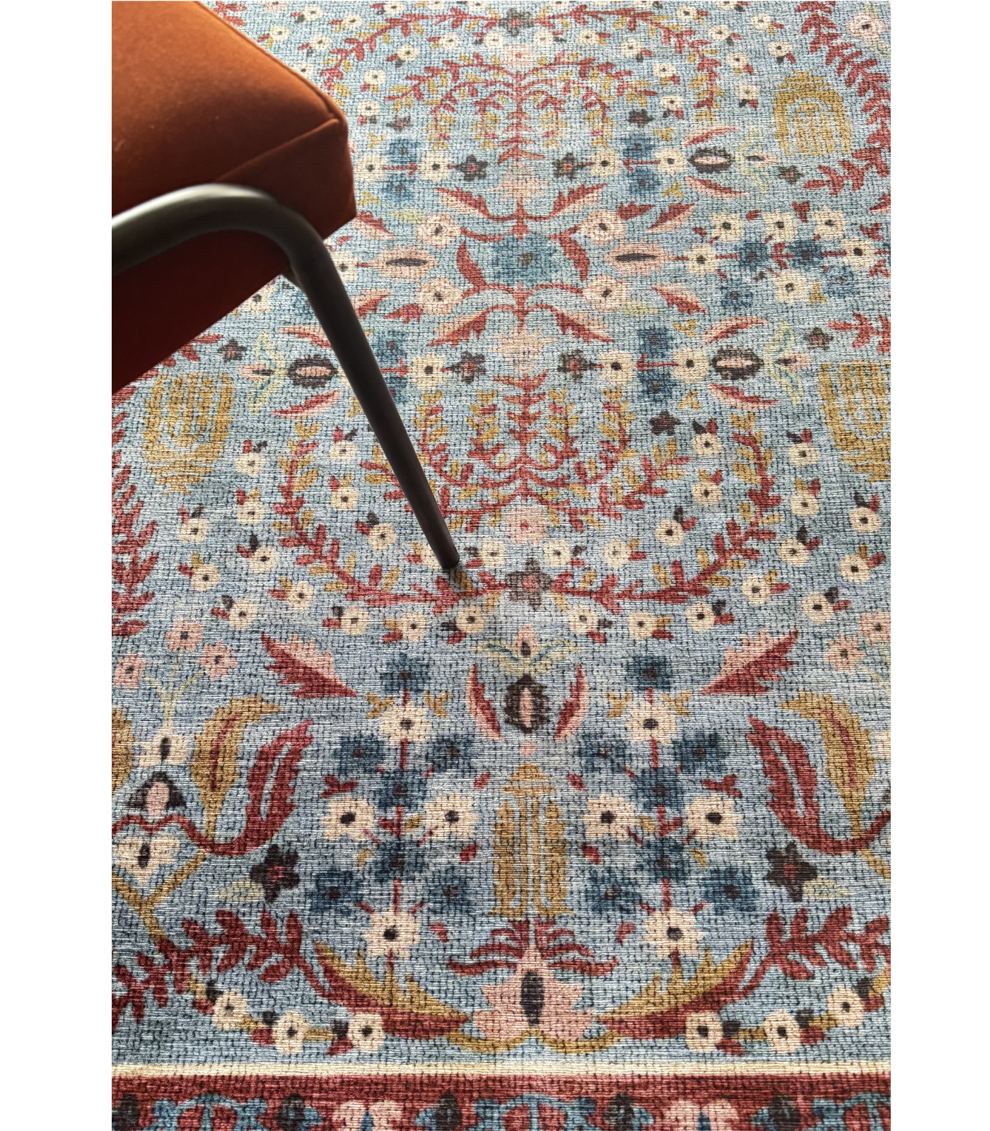 Alfombra Canopy 03 Red | Blue | Rifle Paper Co x Loloi