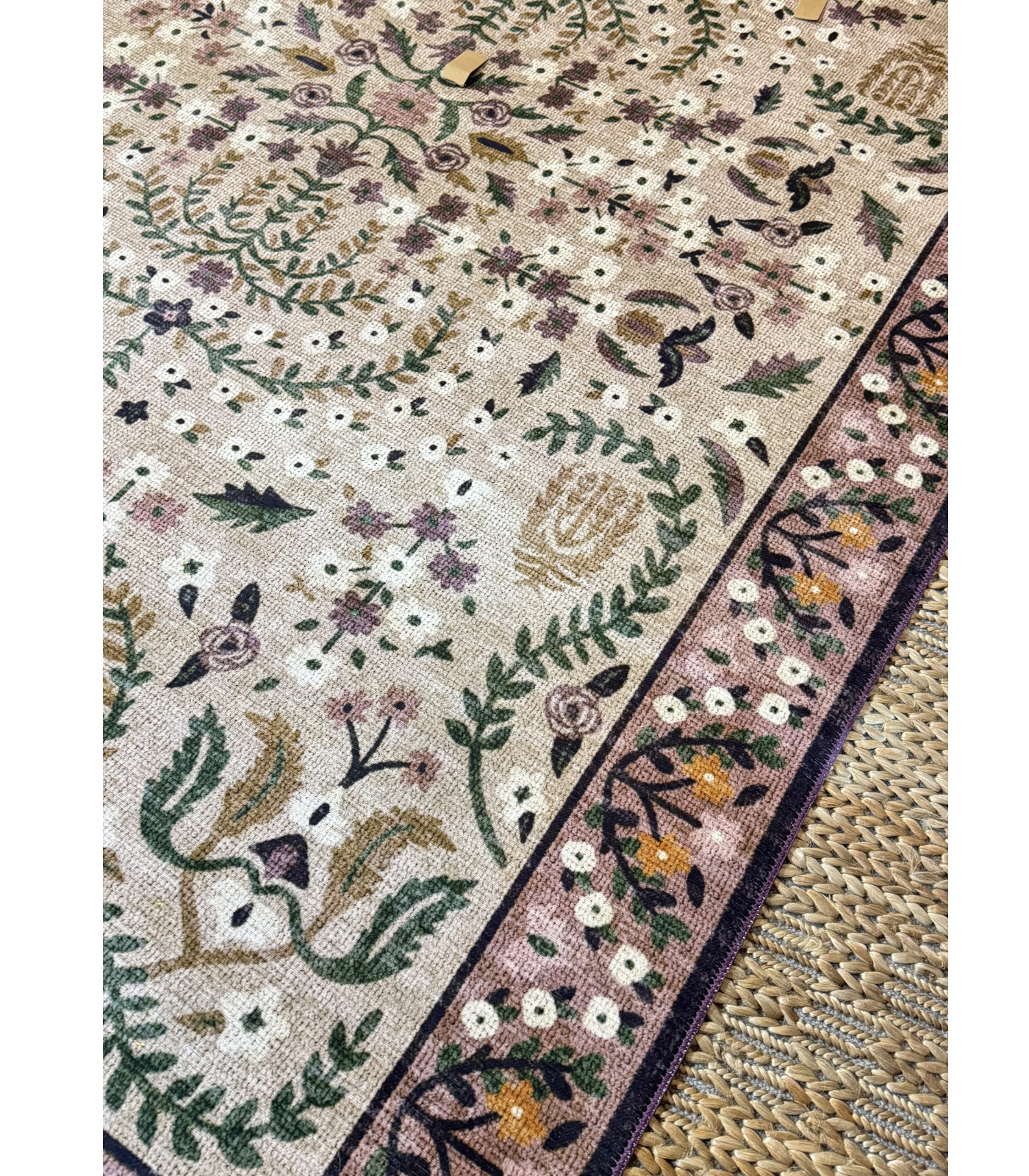 Alfombra Canopy 03 Aubergine | Rifle Paper Co x Loloi