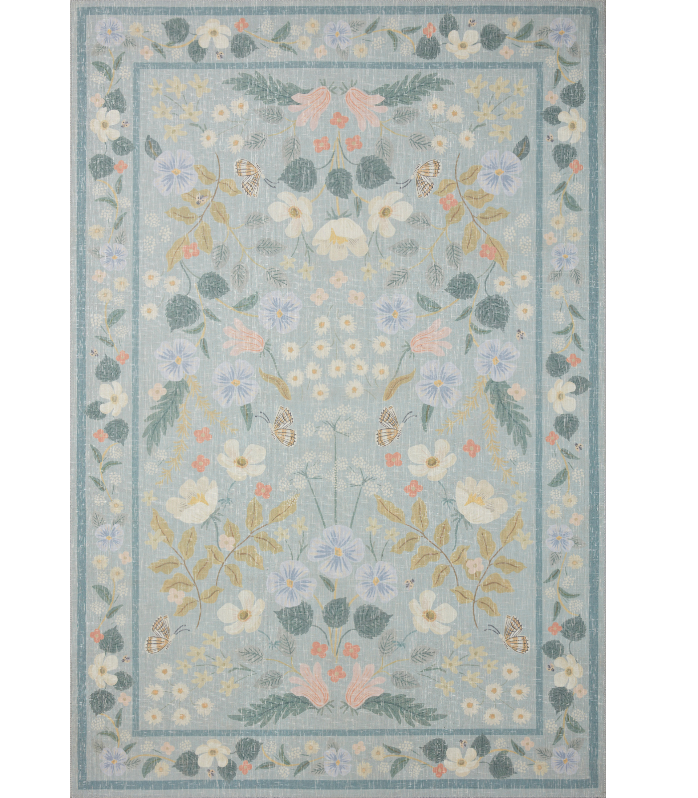 PREVENTA ABRIL | Alfombra Cotswolds 03 Willow Sky Rifle Paper Co. × Loloi (229x290)