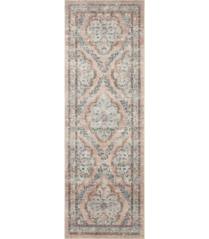 Alfombra Courtyard 02 Chateau Blush Rifle Paper Co. X Loloi (77X229) - Perle&Perle