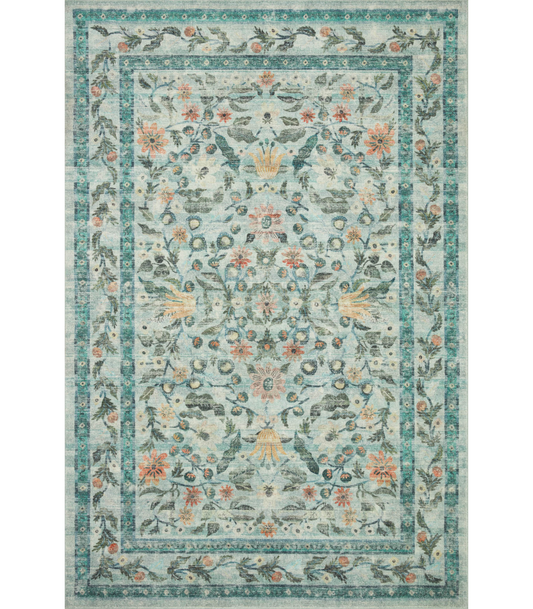 Alfombra Courtyard 03 Eve Sage Rifle Paper Co. X Loloi (229X290) - Perle&Perle