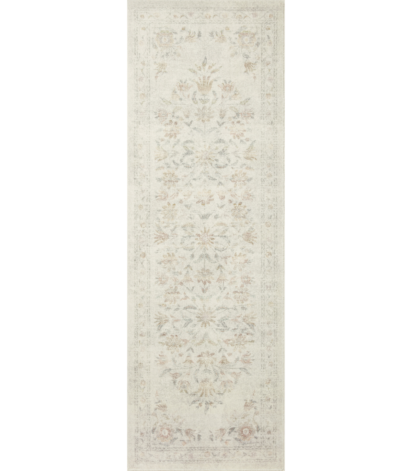Alfombra Courtyard 01 Yellow Multi Rifle Paper Co. X Loloi (77X229) - Perle&Perle