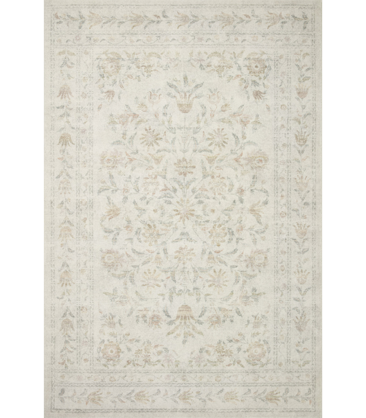 Alfombra Courtyard 01 Yellow Multi Rifle Paper Co. X Loloi (229X290) - Perle&Perle