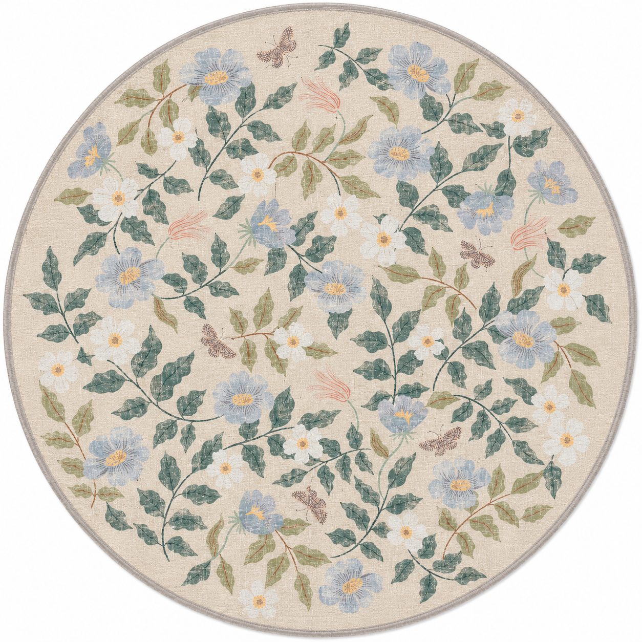 Alfombra Cotswolds 02 Primrose Sand | Rifle Paper Co x Loloi