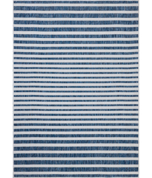 Alfombra Easton 03 Denim | Ivory (Reversible para lavar en Casa)