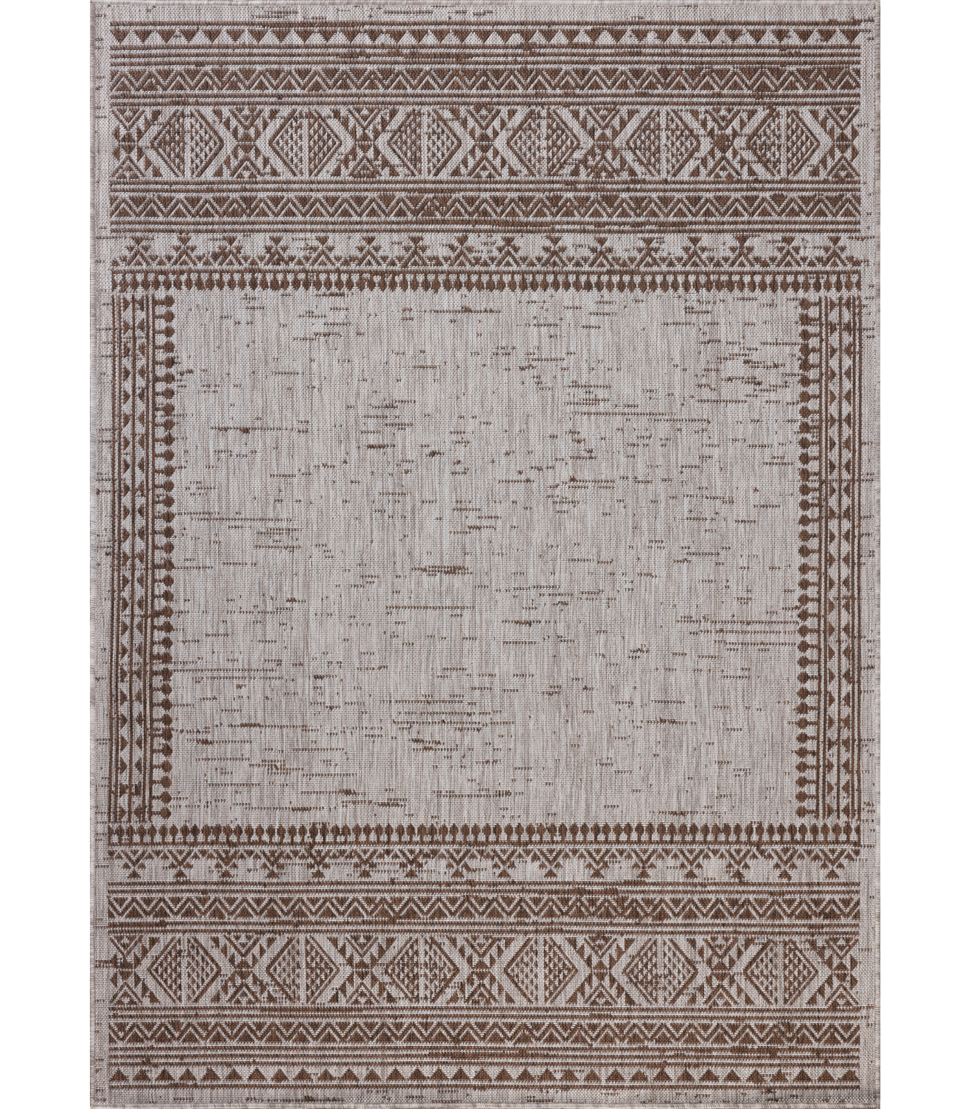 Alfombra Easton 01 Coffe | Dove  (Reversible para lavar en Casa)
