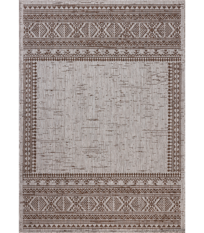 Alfombra Easton 01 Coffe | Dove  (Reversible para lavar en Casa)