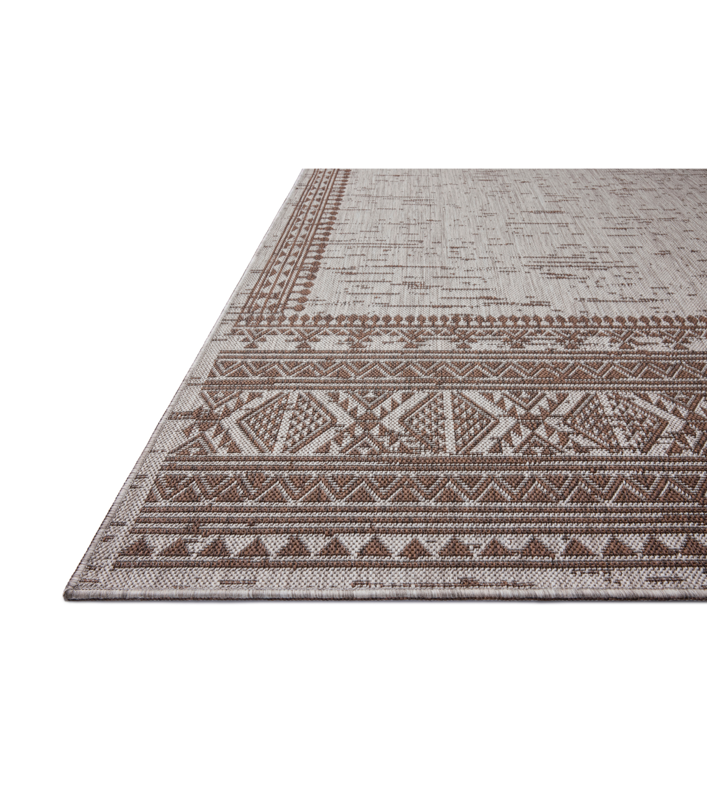 Alfombra Easton 01 Coffe | Dove  (Reversible para lavar en Casa)