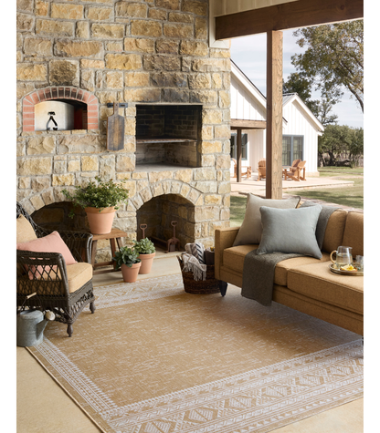 Alfombra Easton 01 Ivory | Wheat  (Reversible para lavar en Casa)