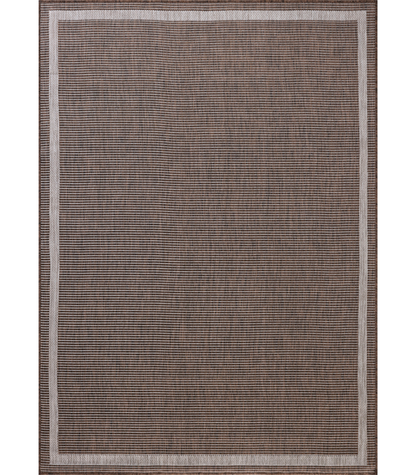 Alfombra Easton 02 Dove | Coffee (Reversible para lavar en Casa)