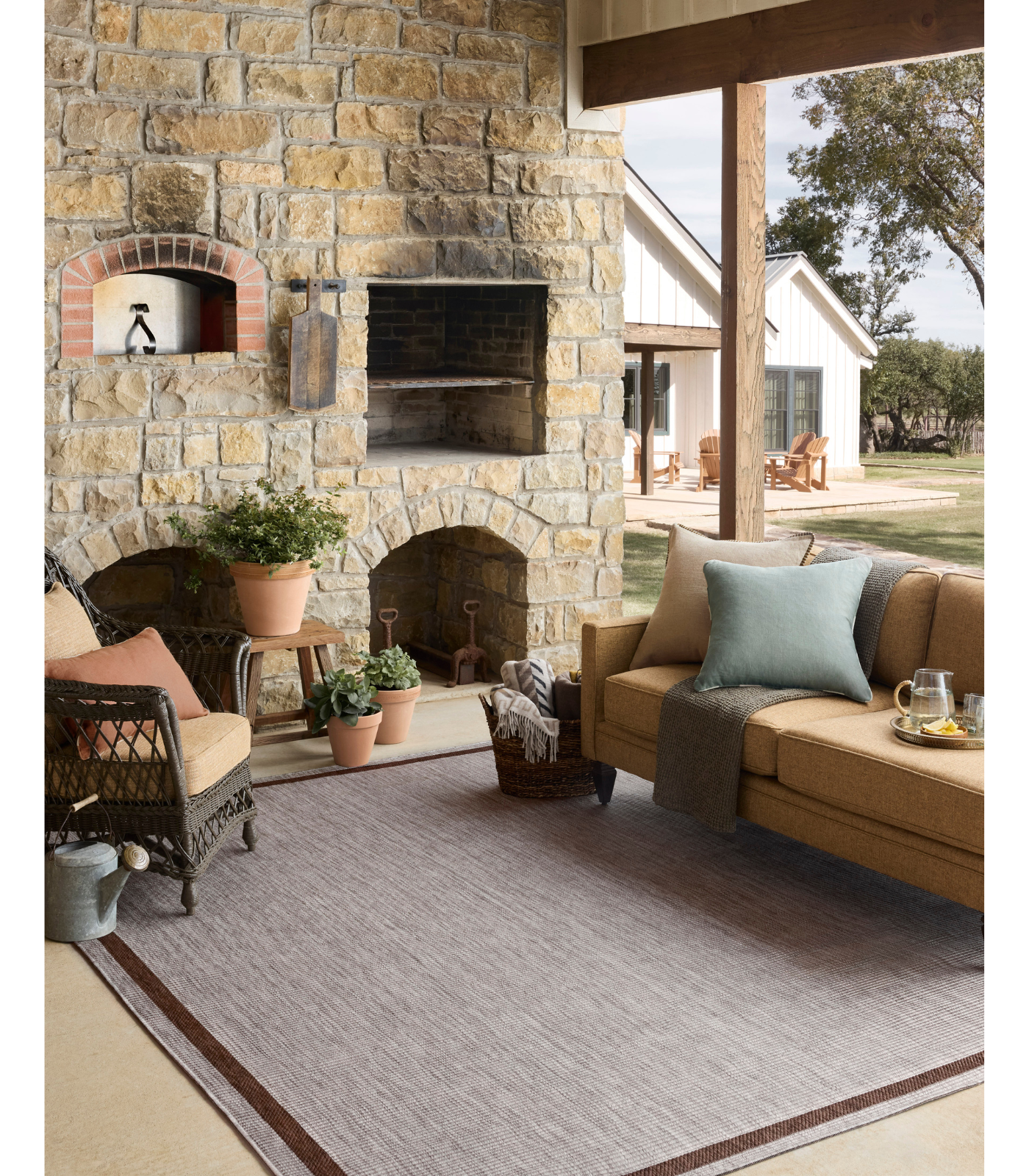 Alfombra Easton 02 Dove | Coffee (Reversible para lavar en Casa)