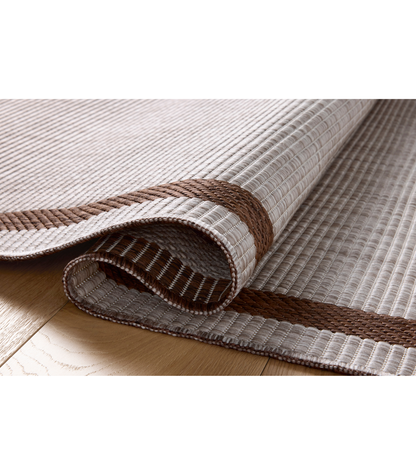 Alfombra Easton 02 Dove | Coffee (Reversible para lavar en Casa)