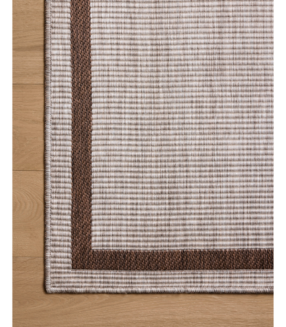 Alfombra Easton 02 Dove | Coffee (Reversible para lavar en Casa)
