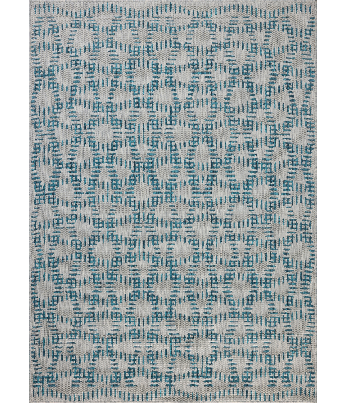 Alfombra Easton 10 Fog | Teal (Reversible para lavar en Casa)