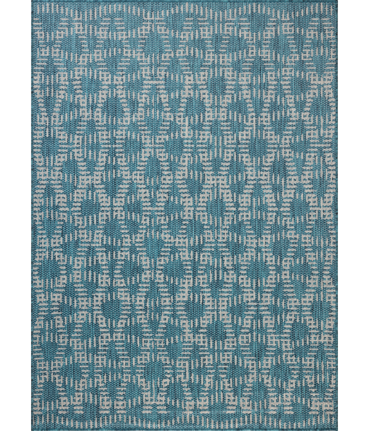 Alfombra Easton 10 Fog | Teal (Reversible para lavar en Casa)