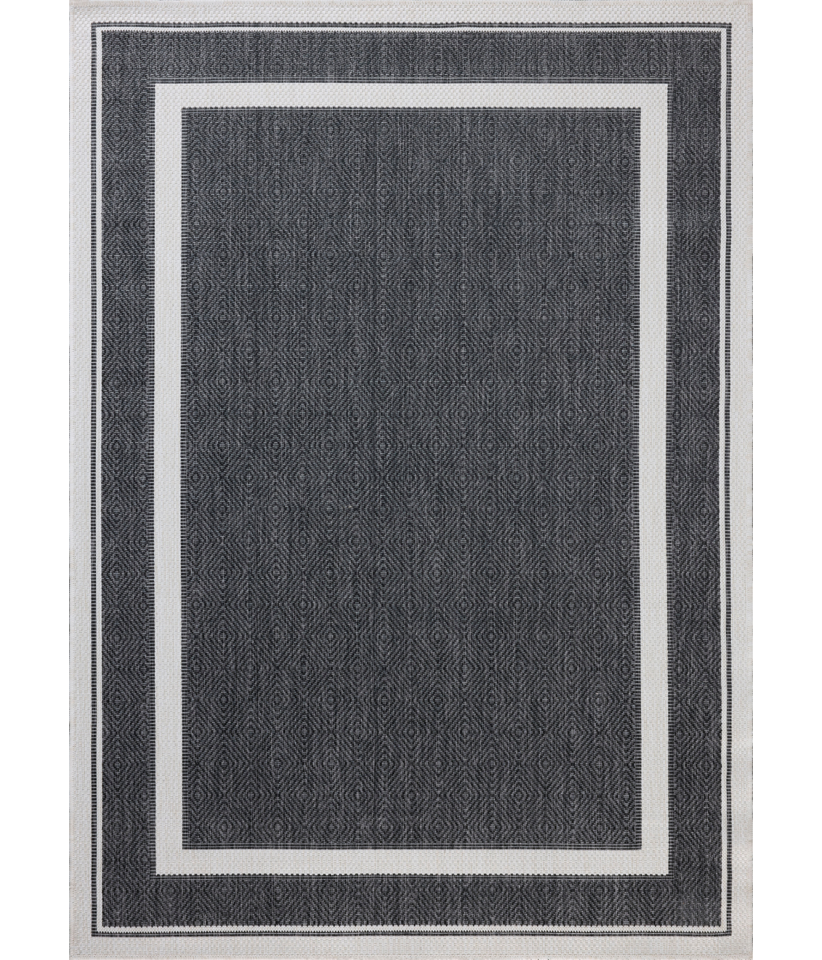 Alfombra Easton 11 Onyx | Ivory (Reversible para lavar en Casa)