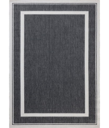 Alfombra Easton 11 Onyx | Ivory (Reversible para lavar en Casa)