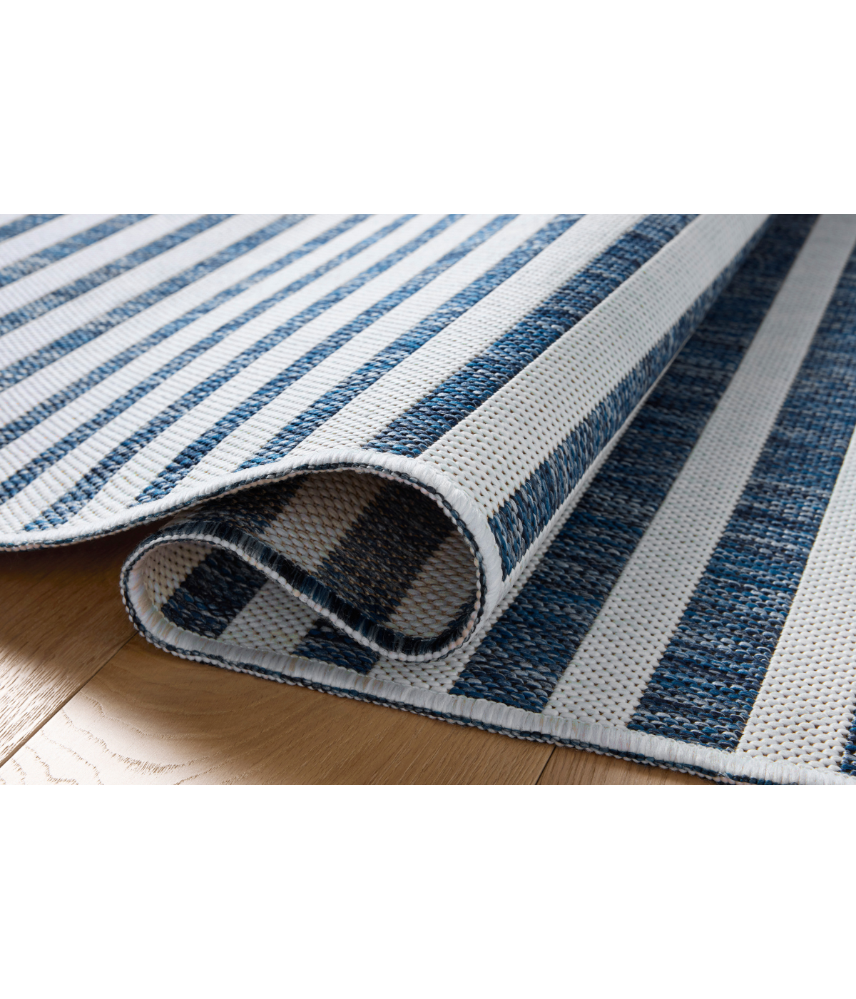 Alfombra Easton 03 Denim | Ivory (Reversible para lavar en Casa)