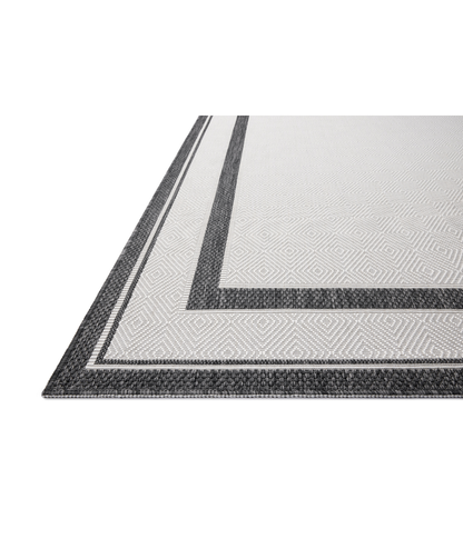 Alfombra Easton 11 Onyx | Ivory (Reversible para lavar en Casa)