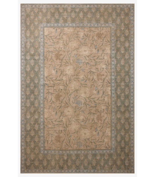 Alfombra Edinburgh  01 Sand | Green Rifle Paper Co. × Loloi  262X354 | Preventa