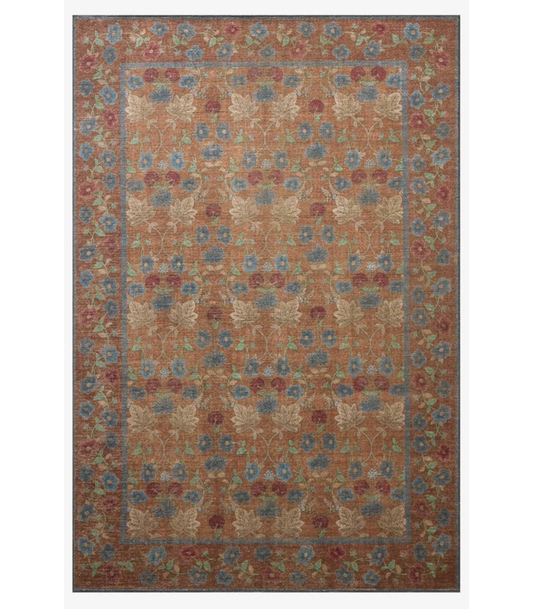 Alfombra Edinburgh  02  Cinnamon | Multi Rifle Paper Co. × Loloi  262X354 | Preventa