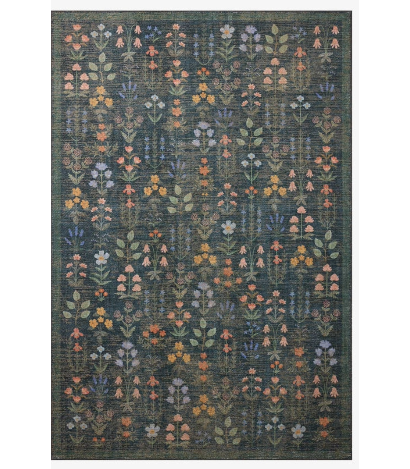 Alfombra Edinburgh 03 Navy | Multi Rifle Paper Co. × Loloi  262X354 | Preventa