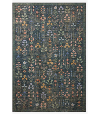 Alfombra Edinburgh 03 Navy | Multi Rifle Paper Co. × Loloi  262X354 | Preventa
