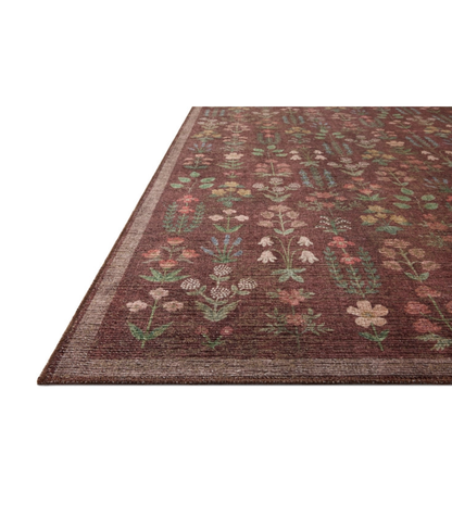 Alfombra Edinburgh 03 Merlot | Multi Rifle Paper Co. × Loloi  153X229 | Preventa