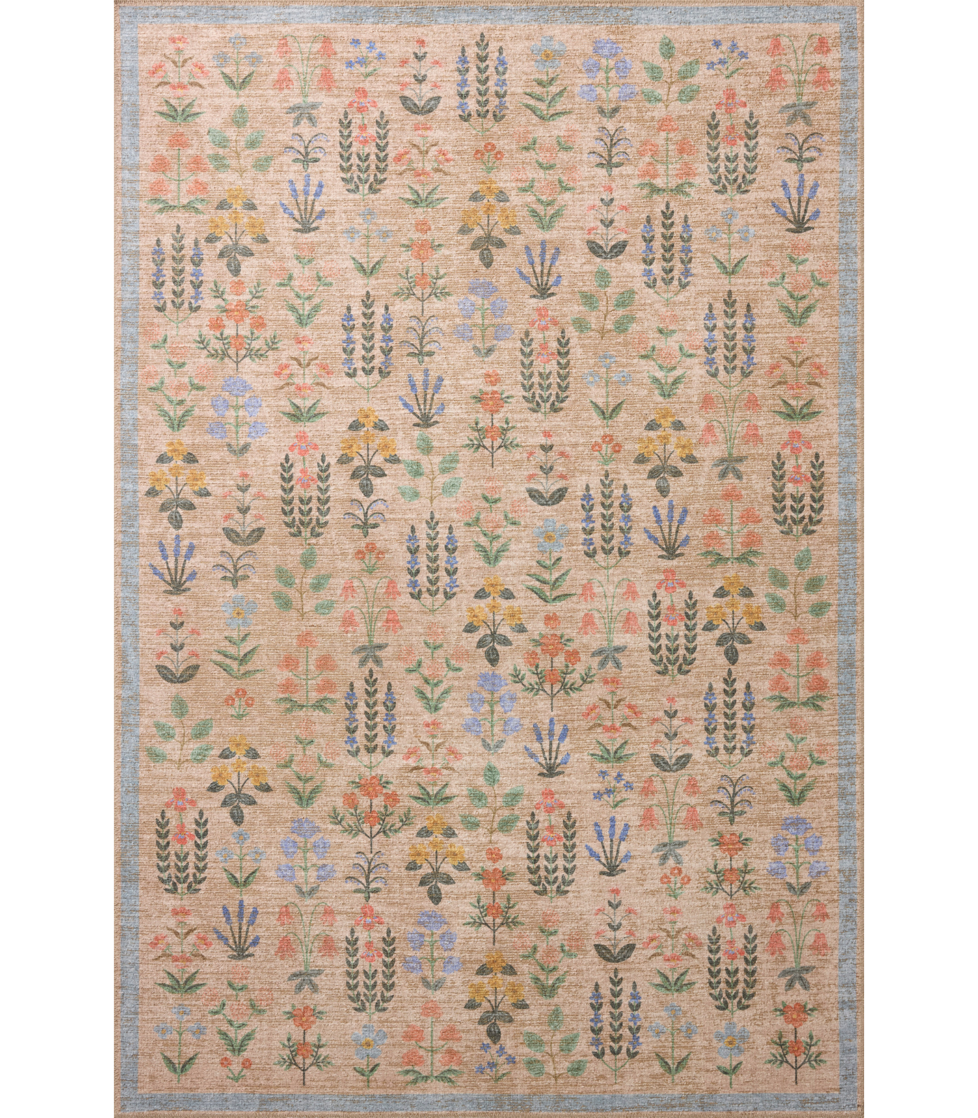 Alfombra Edinburgh 03 Cream | Multi x Rifle Paper Co x Loloi
