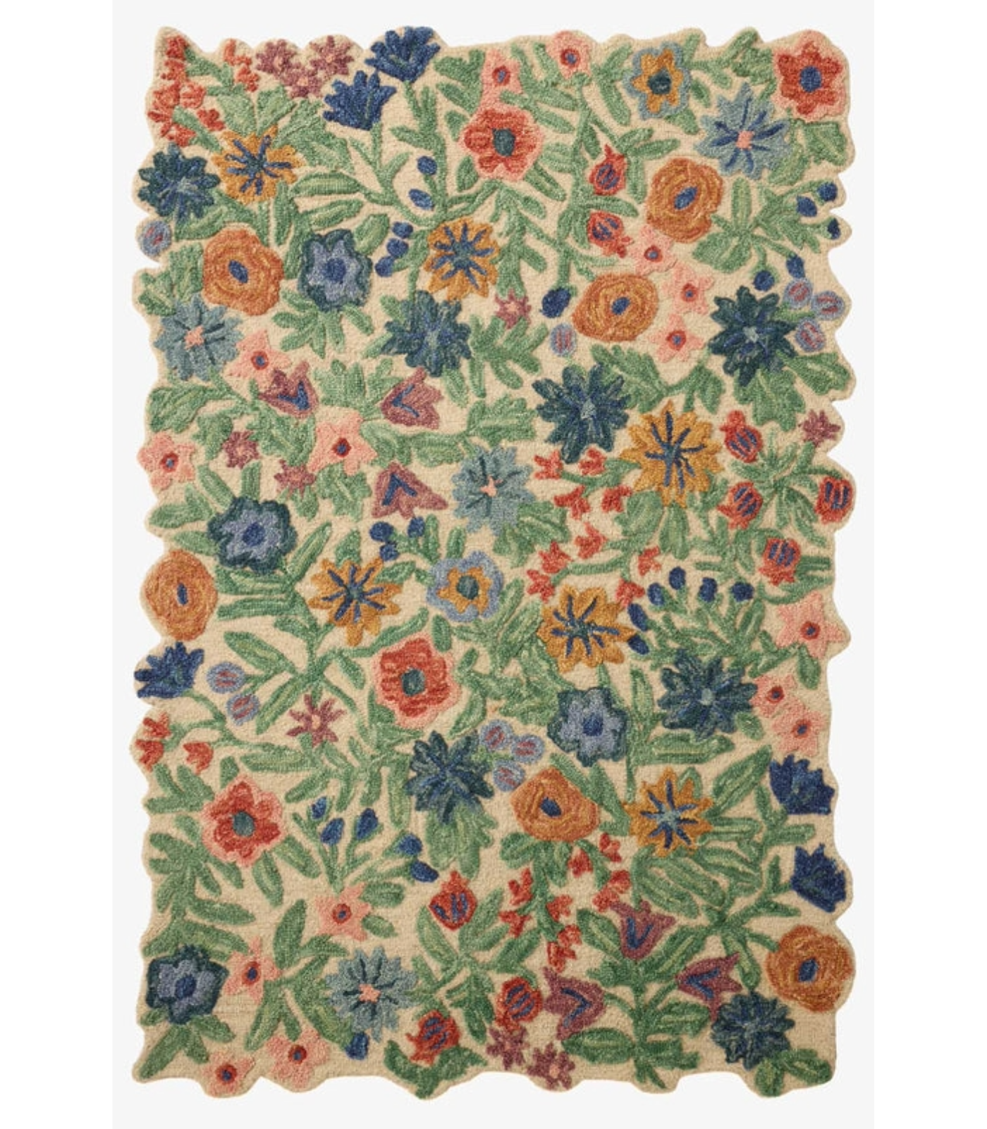 Alfombra Edith 01 Ivory | Multi Rifle Paper Co. × Loloi 110X170 | Preventa