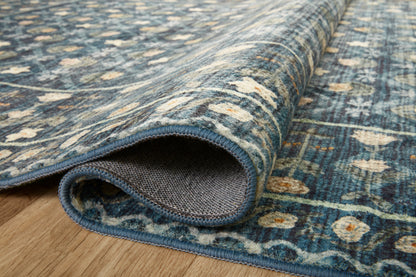 Alfombra Eden 03 Lattice Indigo Rifle Paper Co. X Loloi (153X229)
