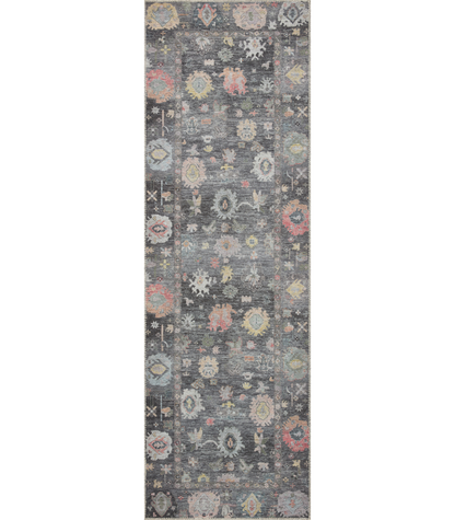 Alfombra Elysium 03 Charcoal / Multi (77X229)