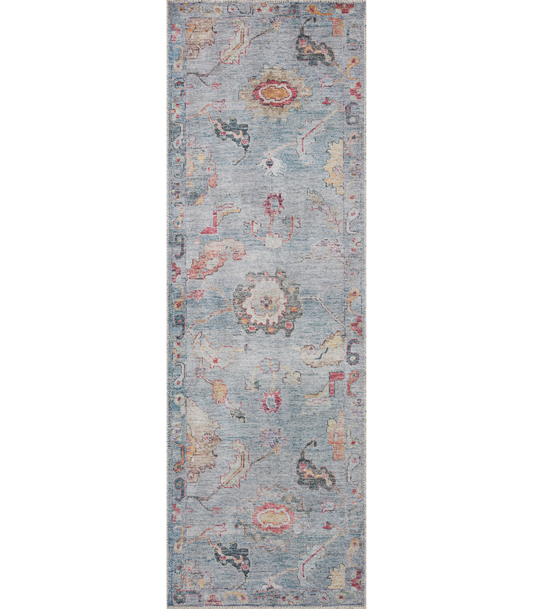 Alfombra Elysium 04 Denim / Multi (77x229)