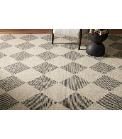 Alfombra Francis 01 Beige | Charcoal Chris Loves Julia x Loloi (153X229) - Perle&Perle