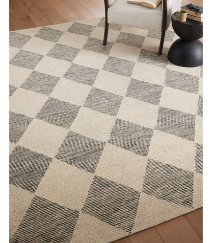 Alfombra Francis 01 Beige | Charcoal Chris Loves Julia x Loloi (153X229) - Perle&Perle