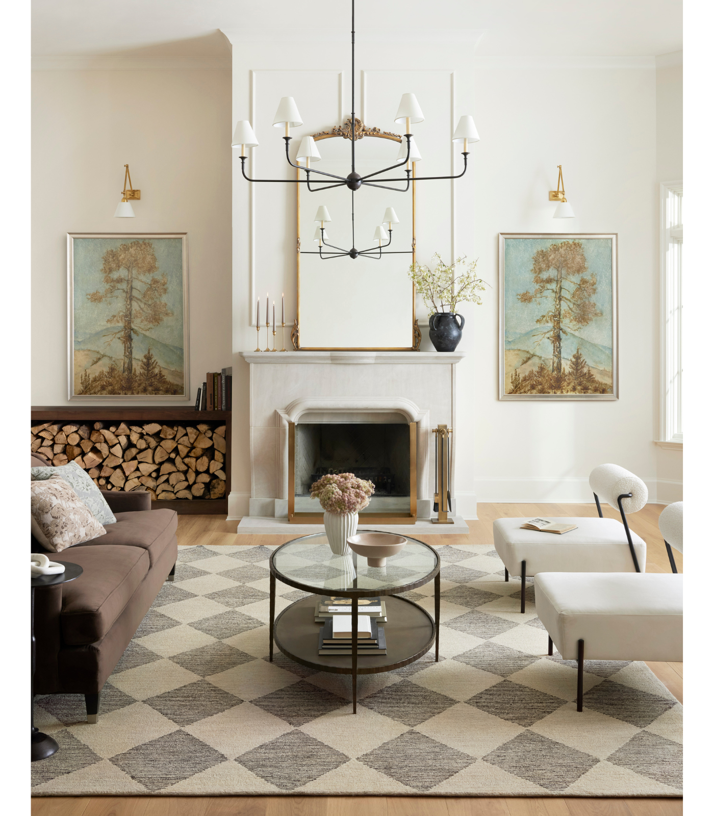 Alfombra Francis 01 Beige | Charcoal Chris Loves Julia x Loloi (153X229) - Perle&Perle