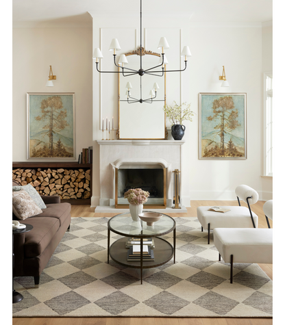 Alfombra Francis 01 Beige | Charcoal Chris Loves Julia x Loloi (153X229) - Perle&Perle