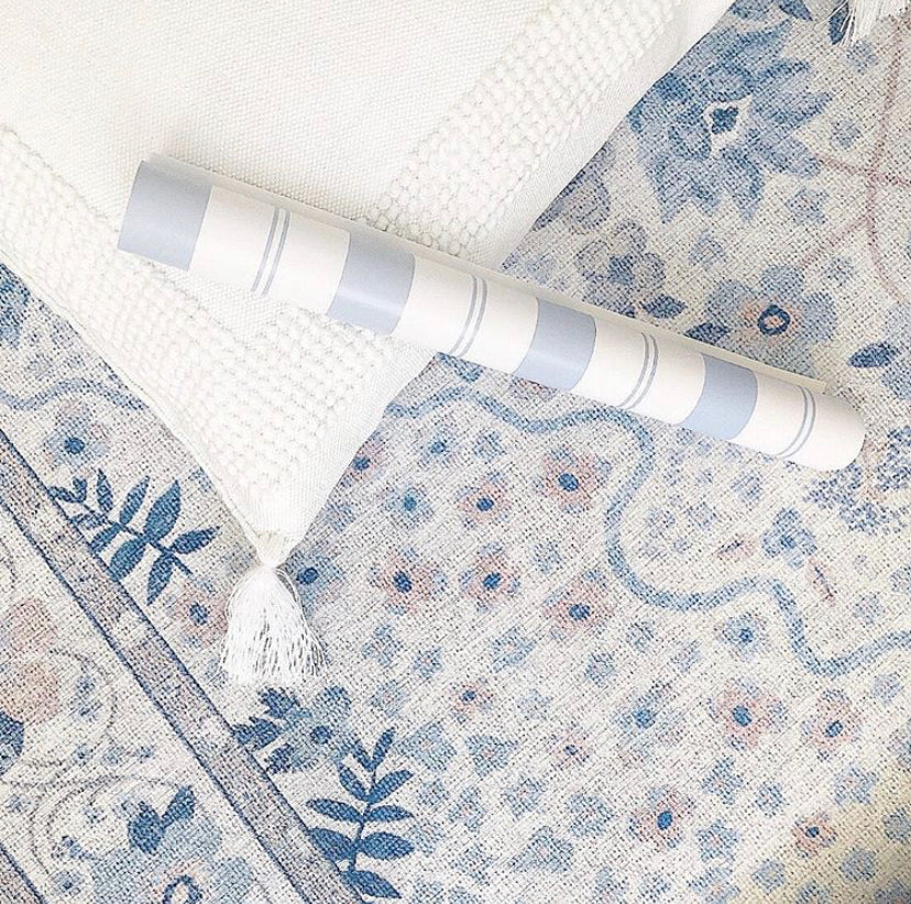Alfombra Palais 02 Snow Sky | Rifle Paper Co x Loloi