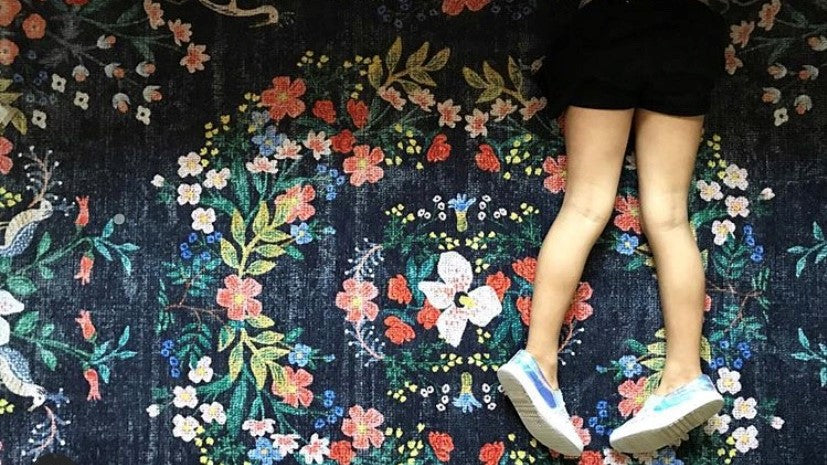 Alfombra Palais 03 Black Multi | Rifle Paper Co x Loloi