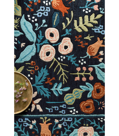 Alfombra Les Fleurs Black | Rifle Paper Co